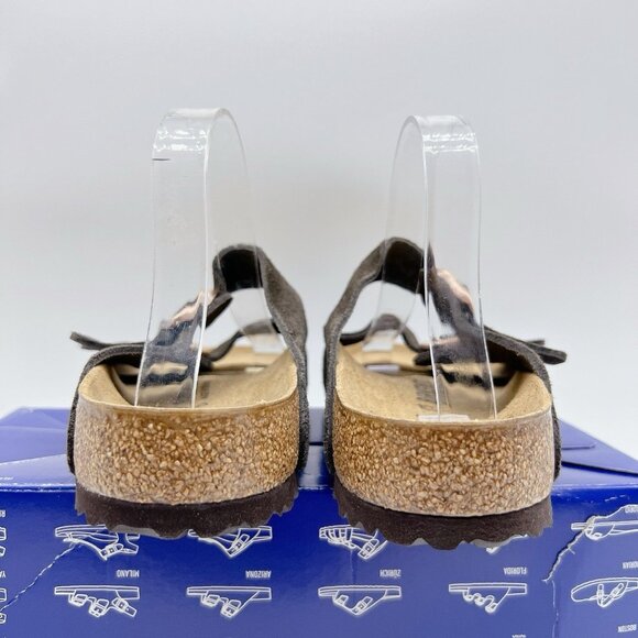 Birkenstock Arizona Sandal Mocha Brown Suede EU 44 Mens US 11- 11.5 Wide - Picture 10 of 15